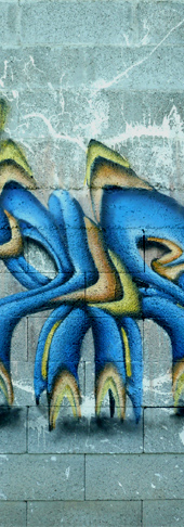 Graff bleu